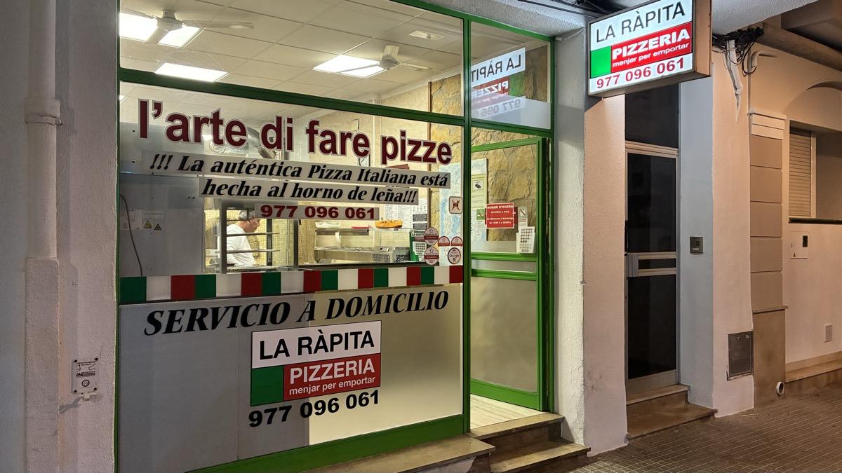 Façade de la Pizzeria La Ràpita